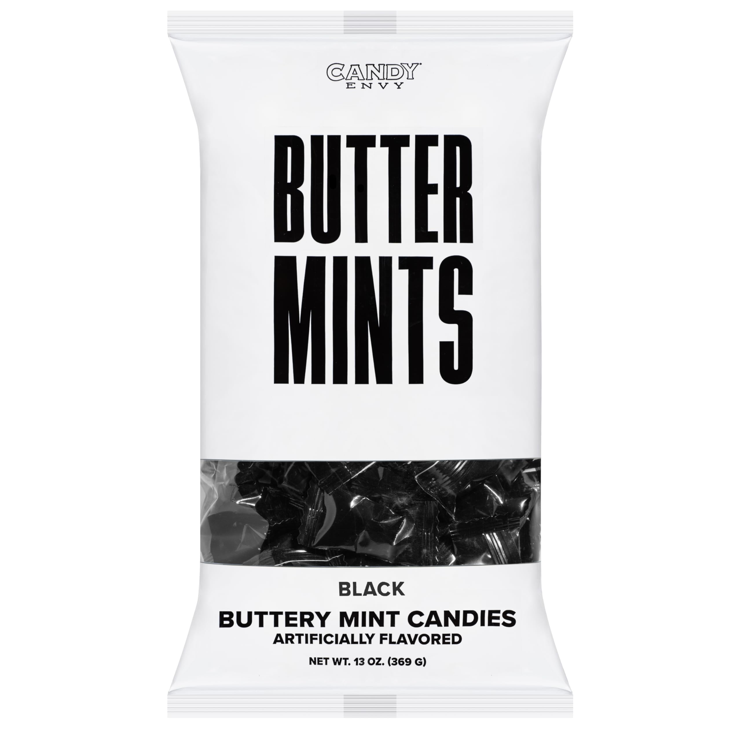 Candy Envy wrapped mints gift-ready packaging in a box or basket