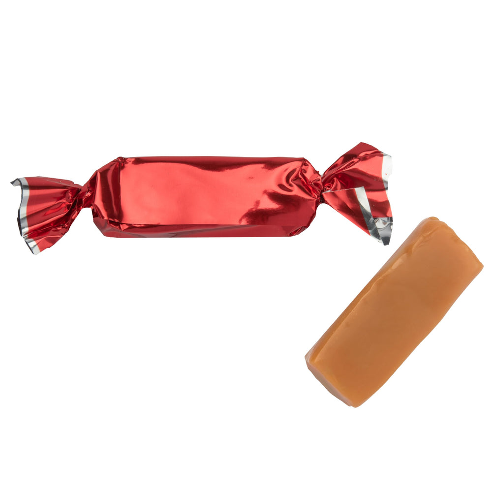 Candy Envy wrapper color note clarifies caramel color versus wrapper.