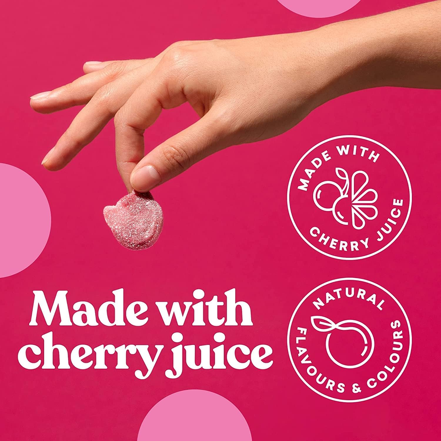 Candy Kittens natural flavors and colors deliver clean, fruity cherry indulgence.