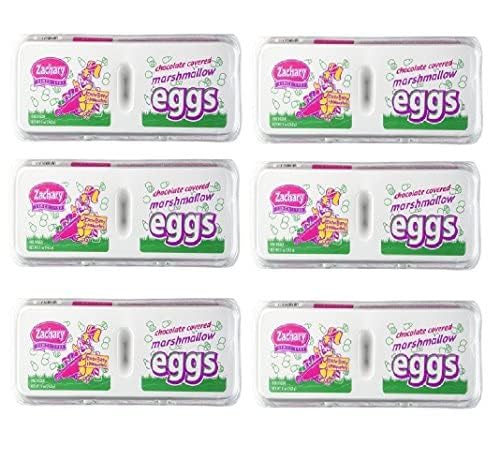Candy Retailer dark chocolate marshmallow eggs in six crates, perfect for Easter baskets
