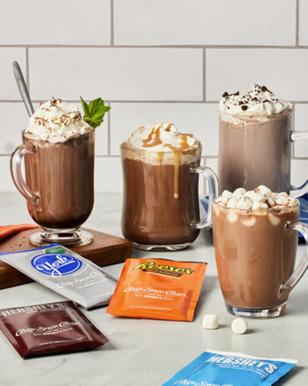 Candy Shop Cocoa cozy morning setup with warm mug and marshmallows.