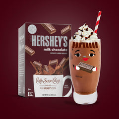 Candy Shop Cocoa hot mug setup showcasing creamy hot chocolate for chilly days.
