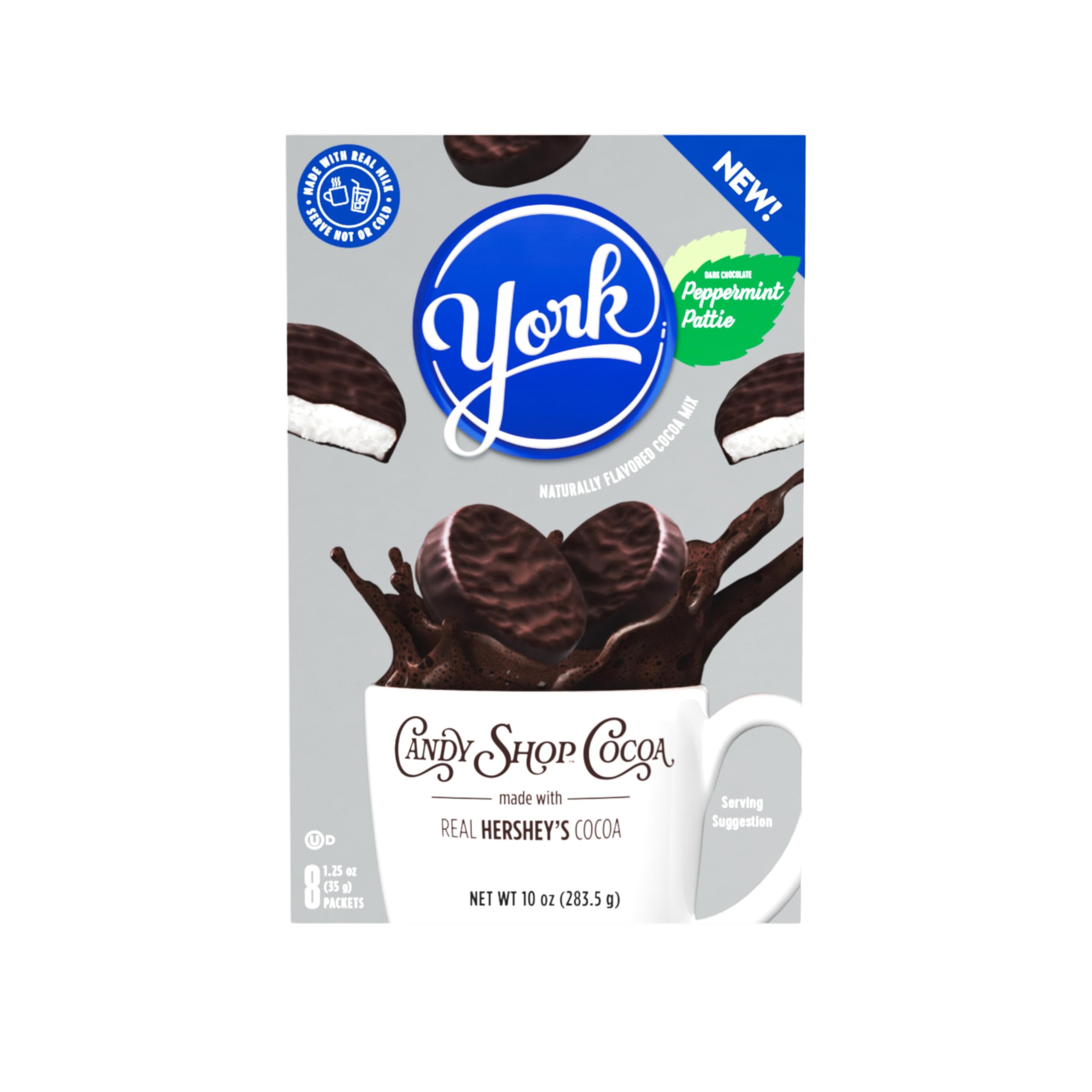 Close-up of real milk ingredient in Candy Shop Cocoa Mix.