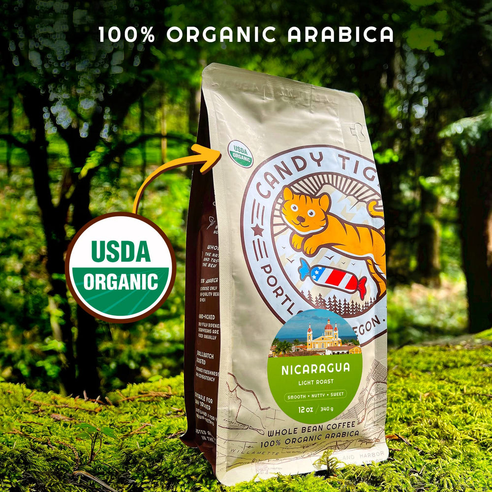 Candy Tiger Direct Trade beans ethically sourced from small farms