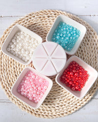 CandyHaven Easter Sprinkles multi-size closeup highlights versatile pearl decorations for cupcakes and cookies.