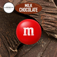 CandyKrave M&M's Milk Chocolate Candy bite-size pieces perfect for quick snacking