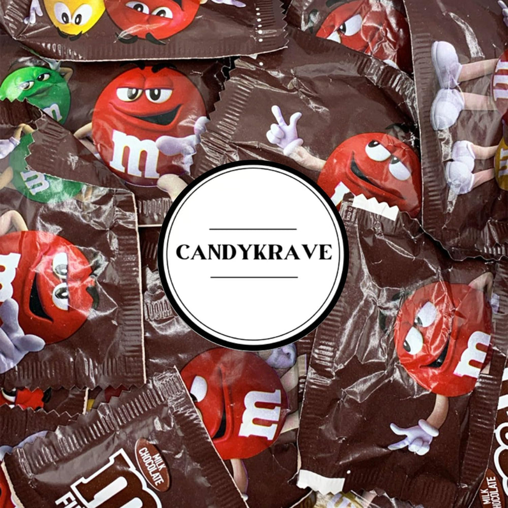 CandyKrave M&M's Milk Chocolate Candy with colorful shells adding crunch and appeal
