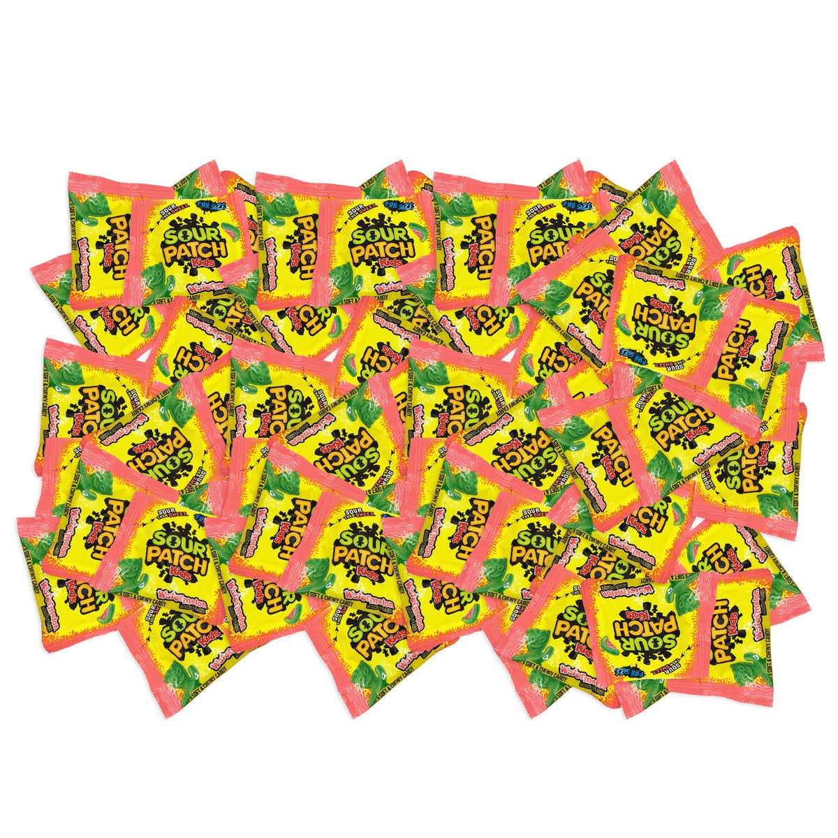 CandyKrave SourPatch Kids Watermelon Pack front view for party-ready snacking.