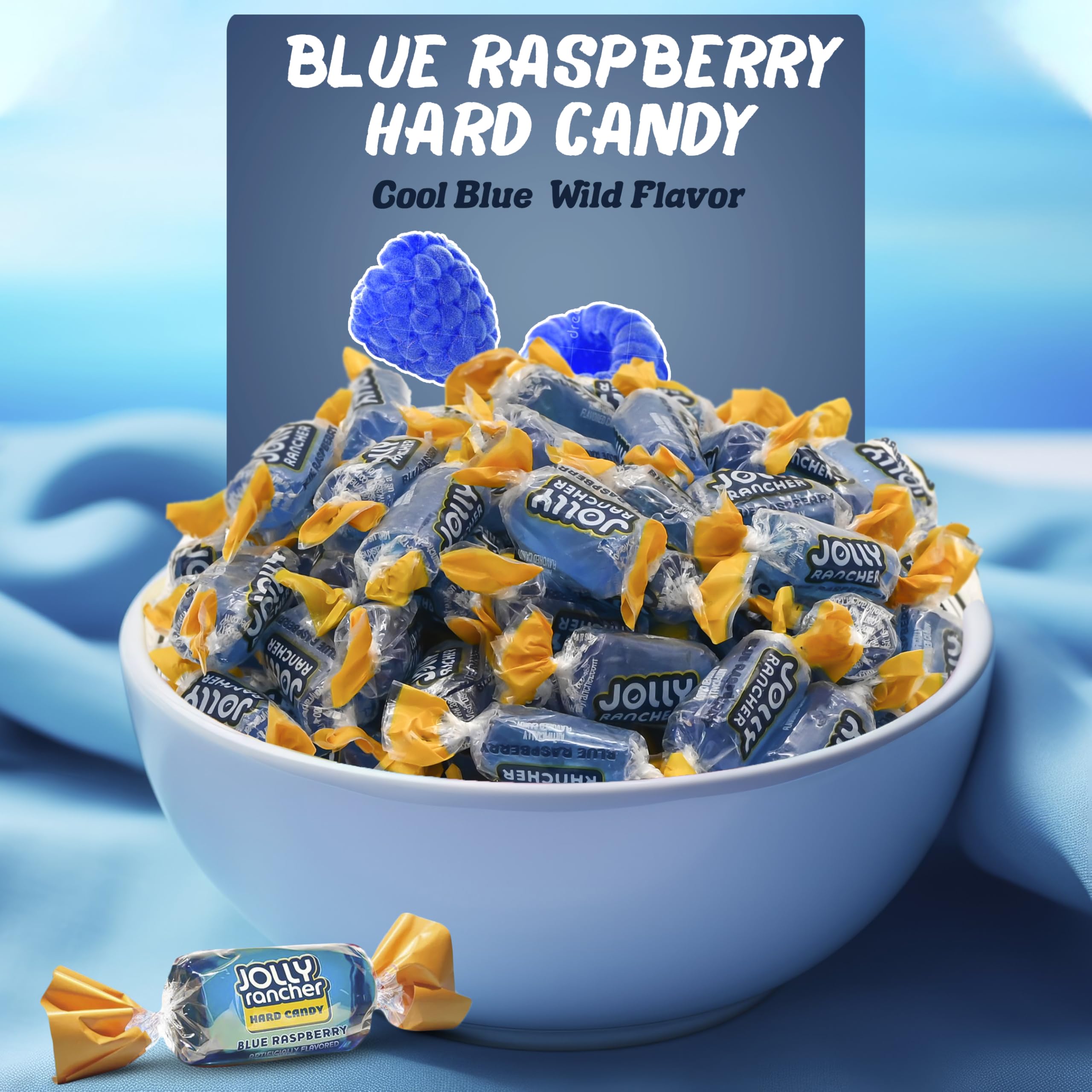 Candylish Blue Raspberry party snacks for baby showers and school celebrations.