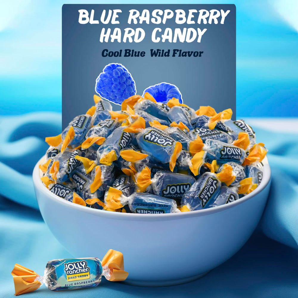 Candylish Blue Raspberry party snacks for baby showers and school celebrations.