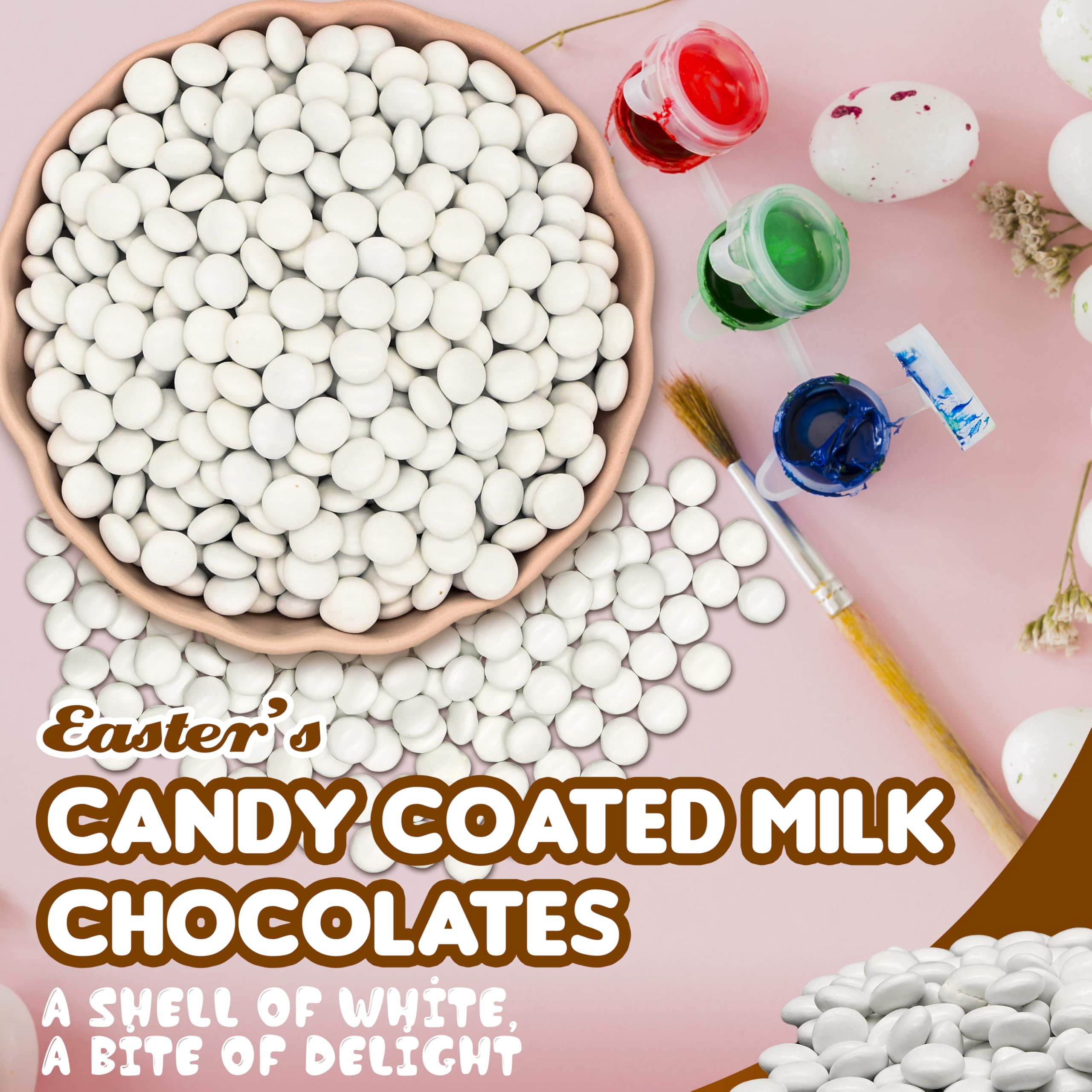 Candylish bulk 2lb bag of Easter chocolates for party favors and buffets.