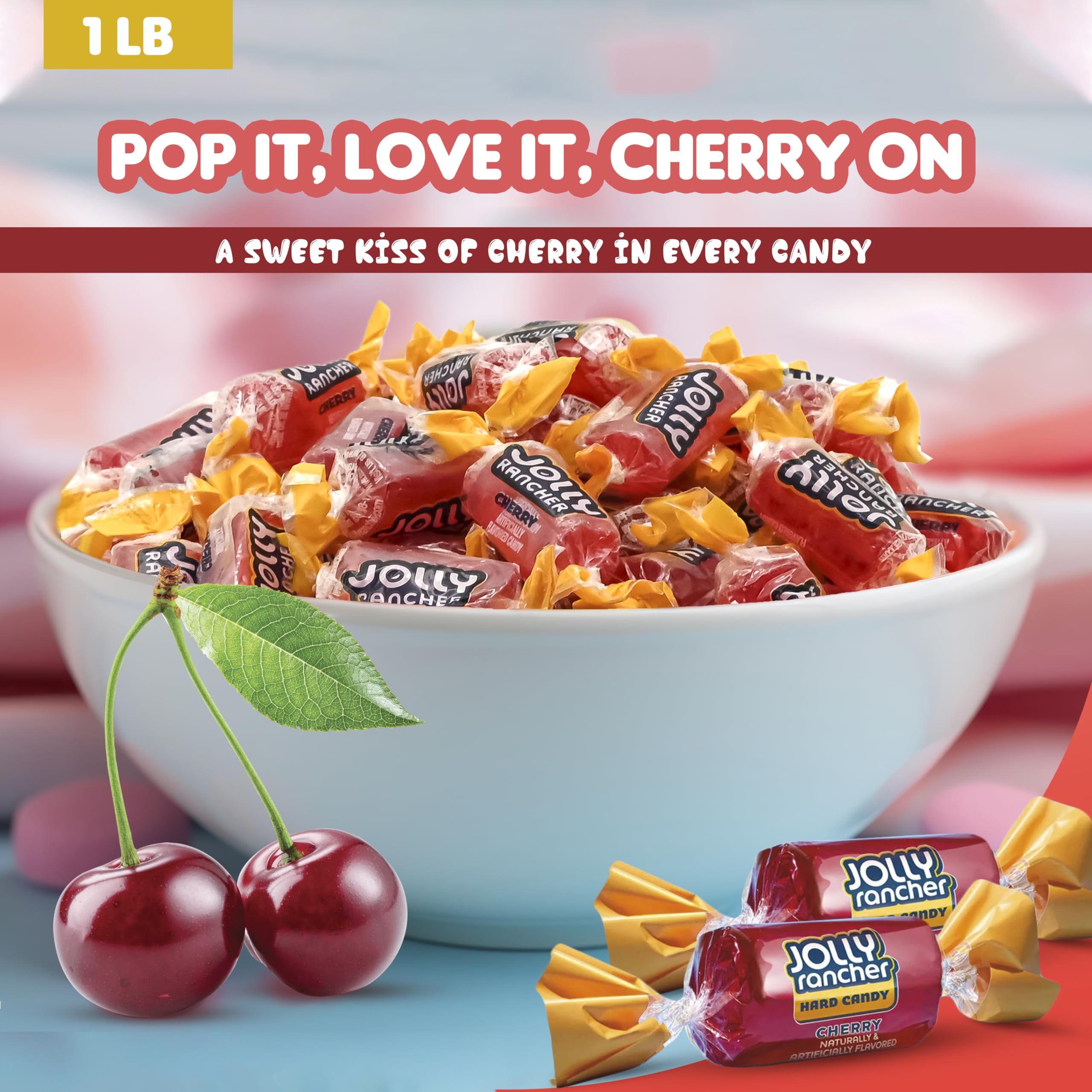 Candylish Cherry Jolly Ranchers gift bag treats that are easy to share.