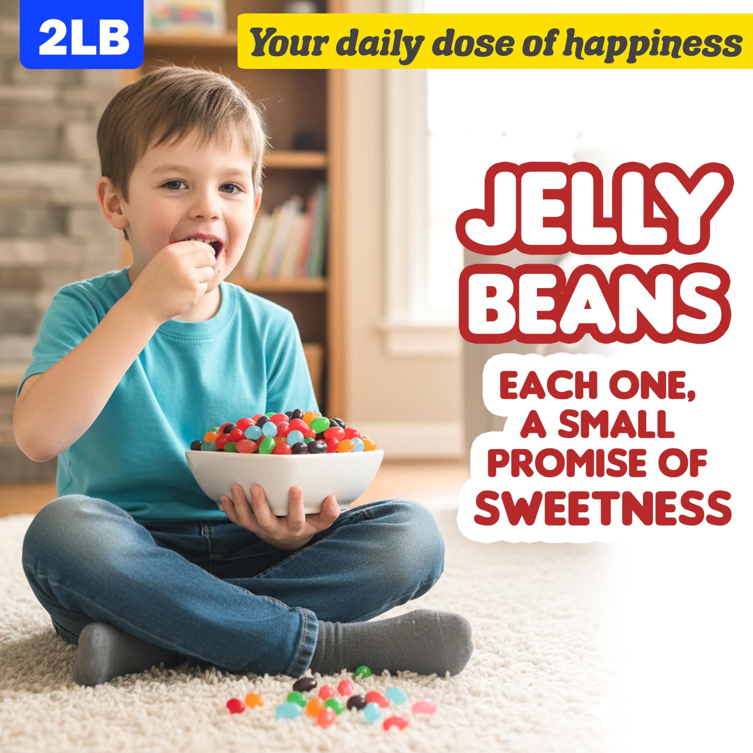 Candylish Jelly Beans party spread enhances candy buffets with assorted flavors.
