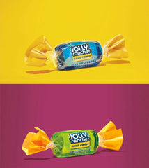 Candylish Jolly Ranchers assorted flavors show a colorful fruit mix.