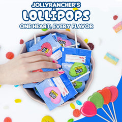 Candylish Jolly Ranchers heart lollipops individually wrapped for easy sharing