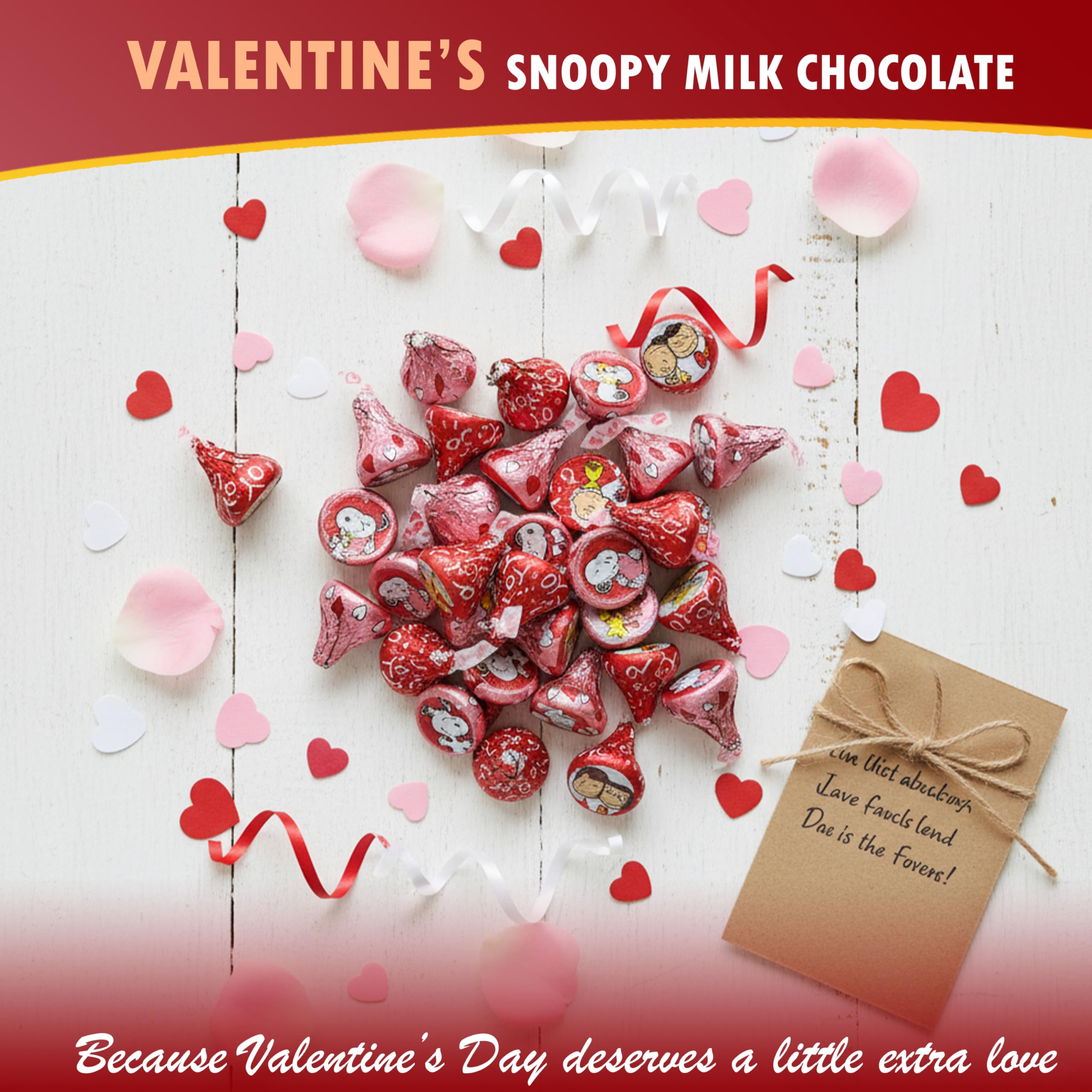 Candylish Snoopy treats for seasonal sharing and Valentine's Day celebrations.