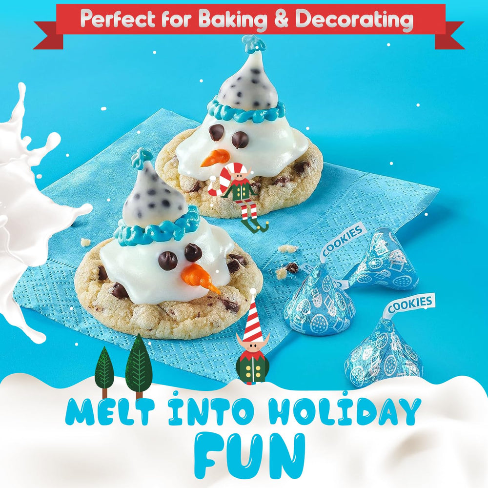 Candylish Snowman foil wrappers with Cookies-n-Cream flavor, perfect for stocking stuffers.