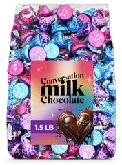 Candylish valentine-conversation-hearts bulk bag ideal for gift bags and party favors