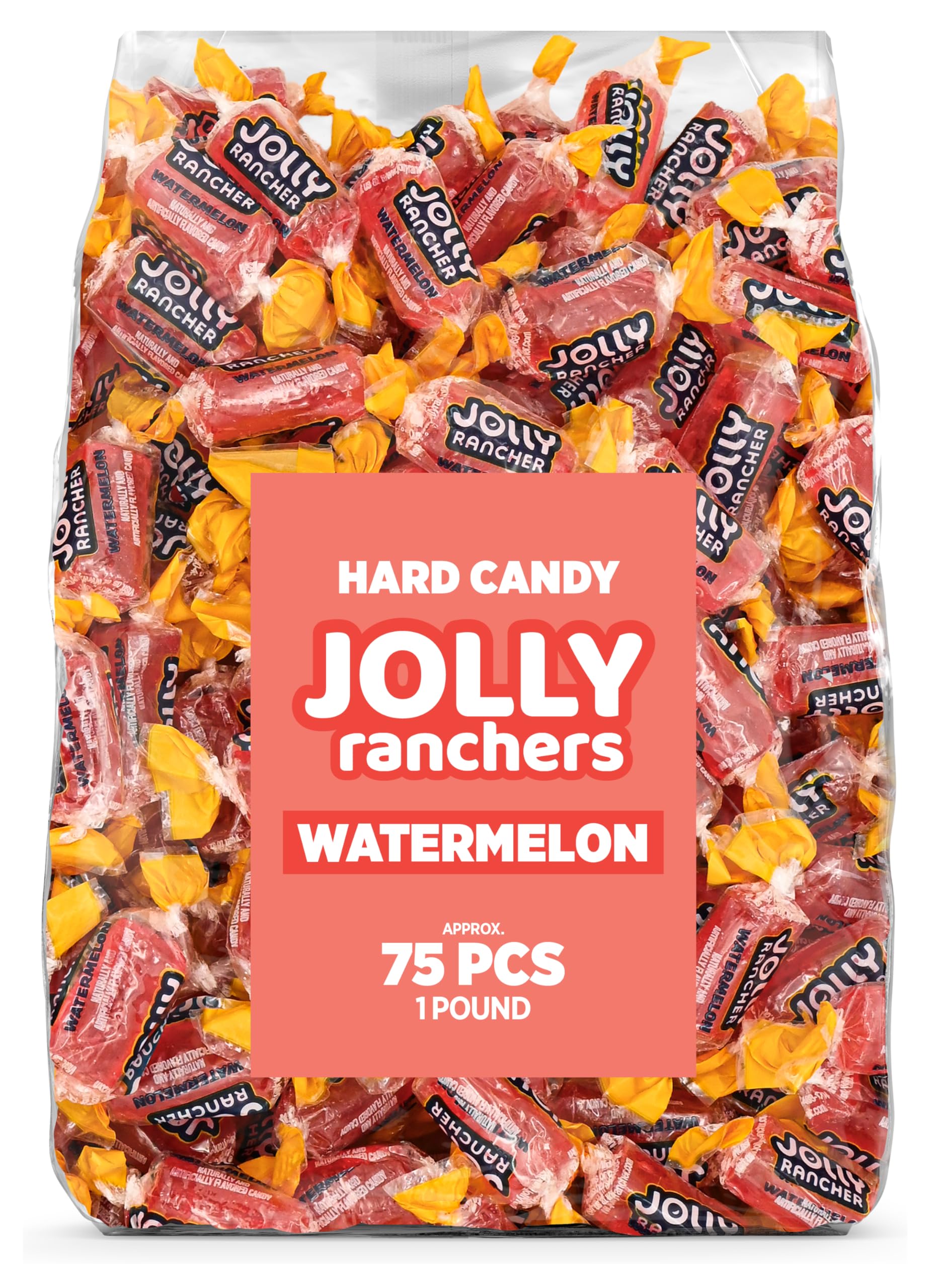 Candylish Watermelon Jolly Ranchers bulk bag close-up highlighting juicy flavor for parties