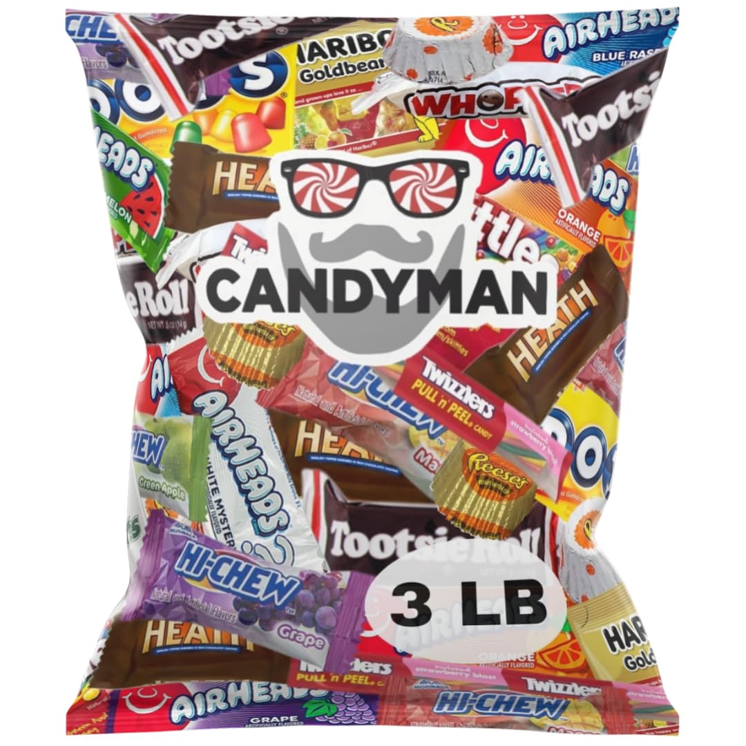 CANDYMAN 3lb bundle of mixed chocolates for party sharing