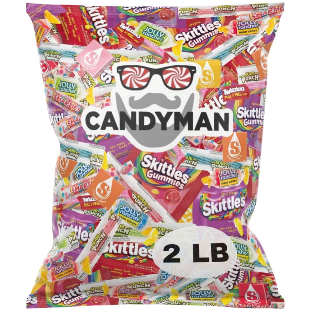 Candyman assorted candy variety pack 2lb for birthdays and party favors