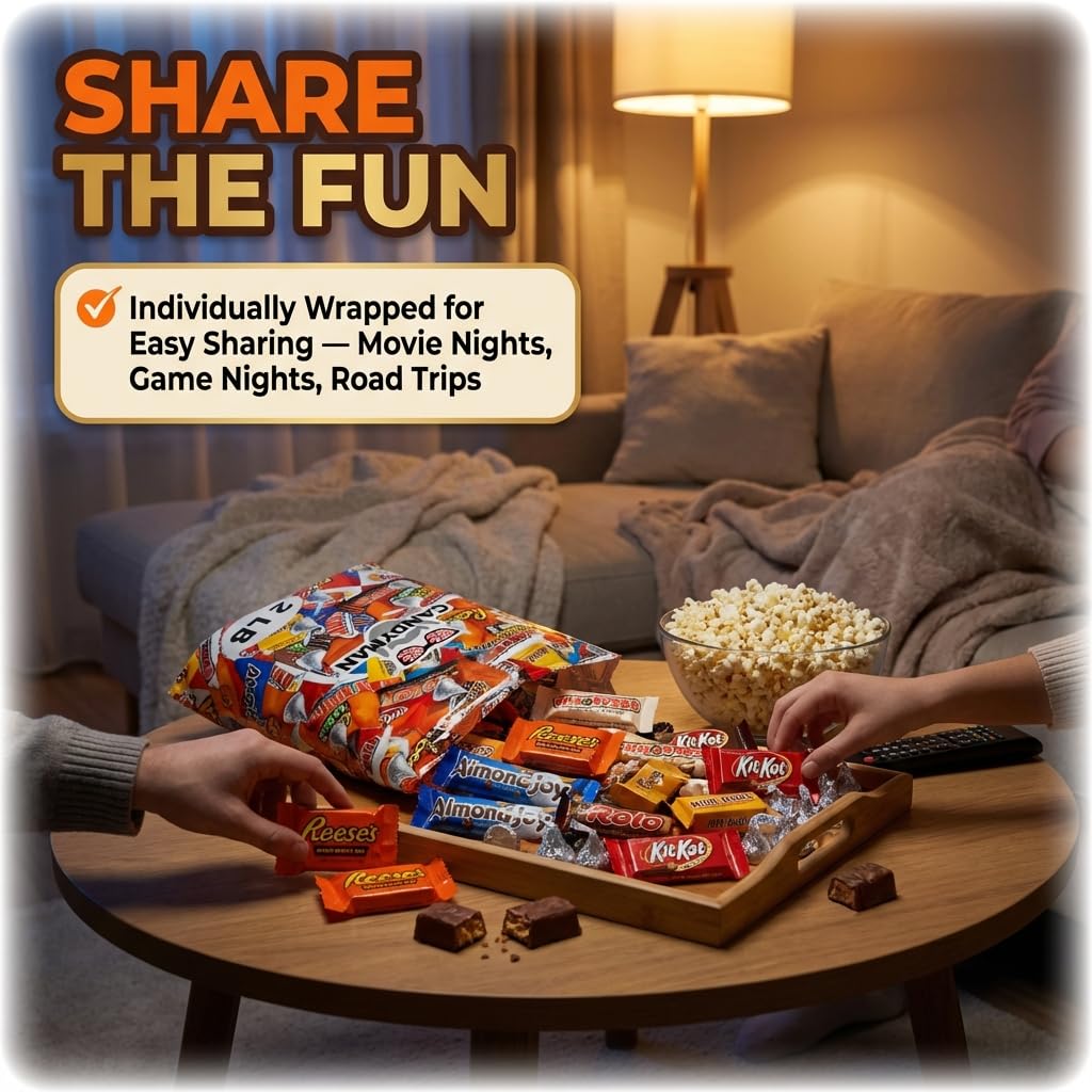 CANDYMAN dark chocolate selection in bulk appealing to chocolate lovers at movie night