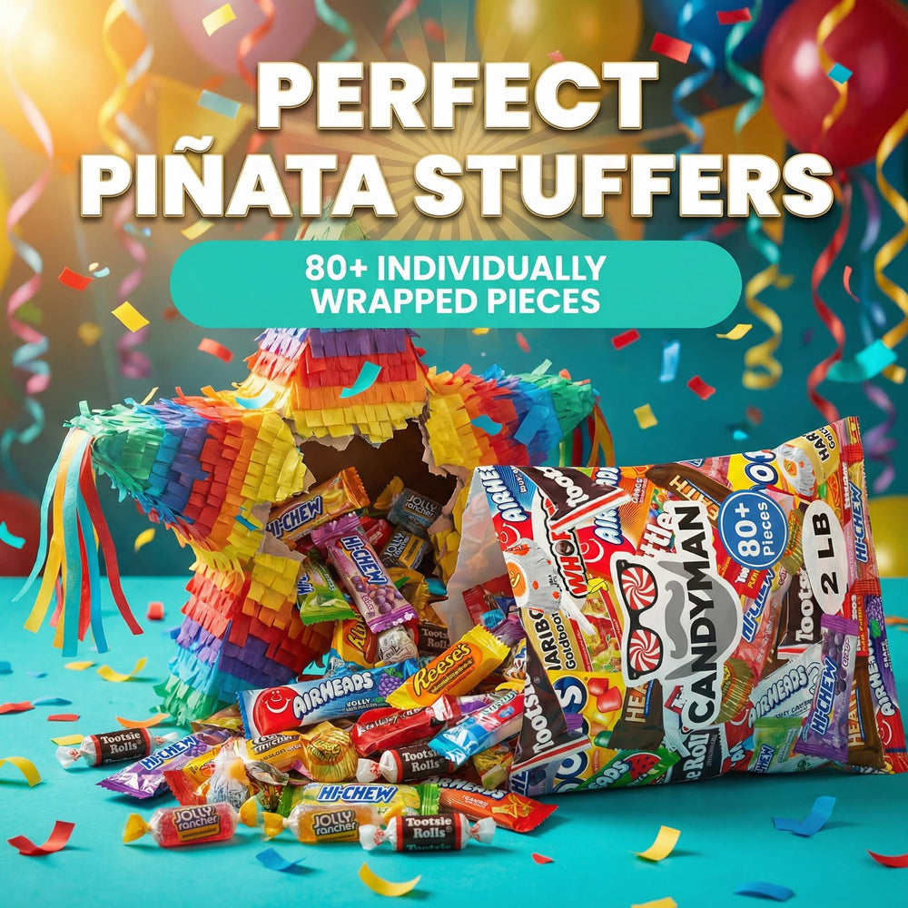 Candyman individually wrapped candies – convenient, mess-free treats for gifting or party favors.