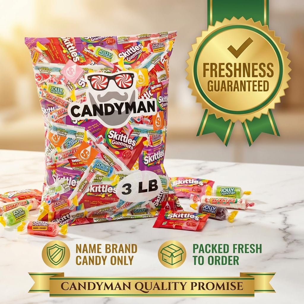 Candyman On-the-Go Candy Snacks—great for road trips and movie nights.