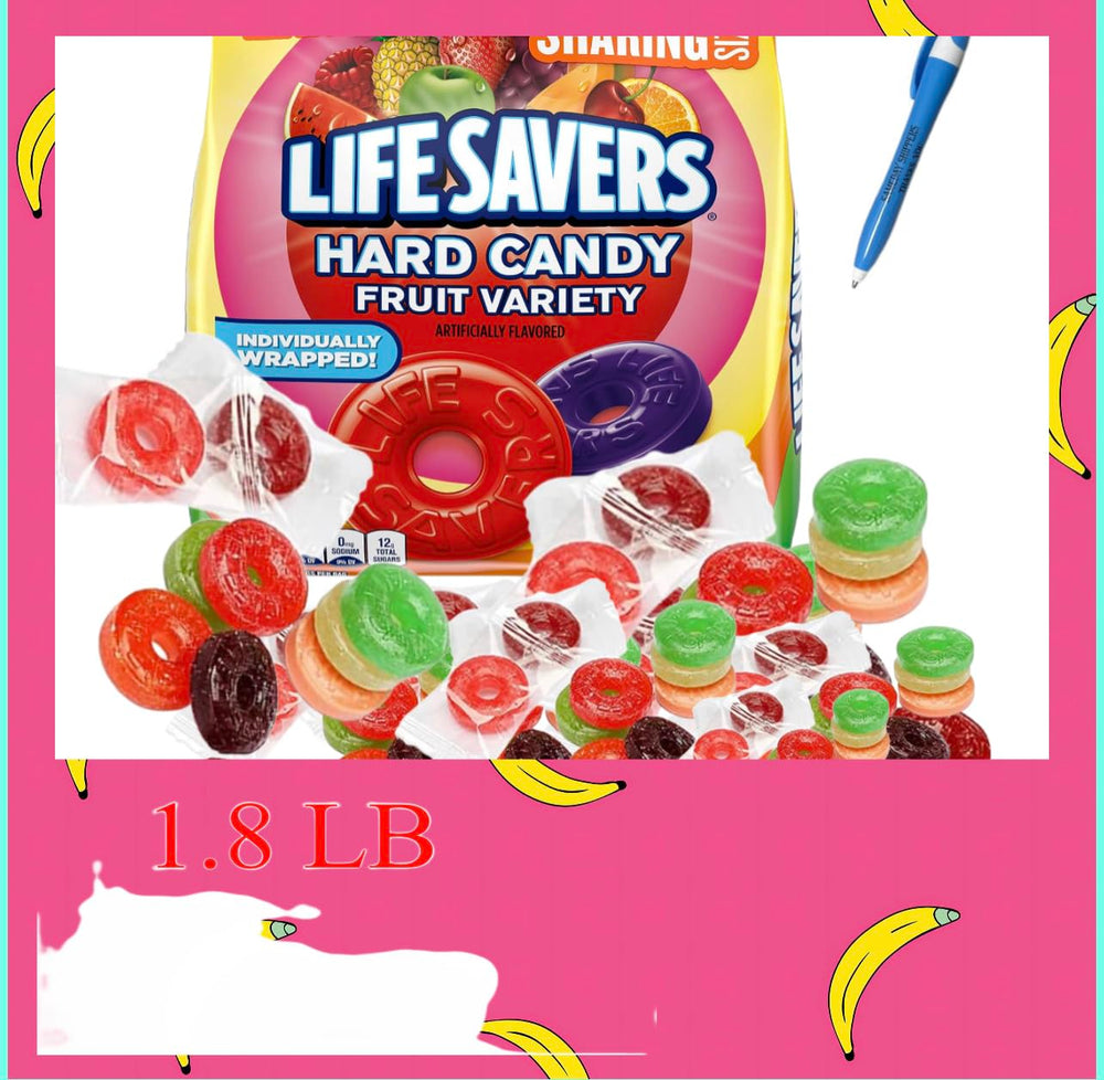 CandyRific LifeSavers apple flavor candy for crisp sweetness.