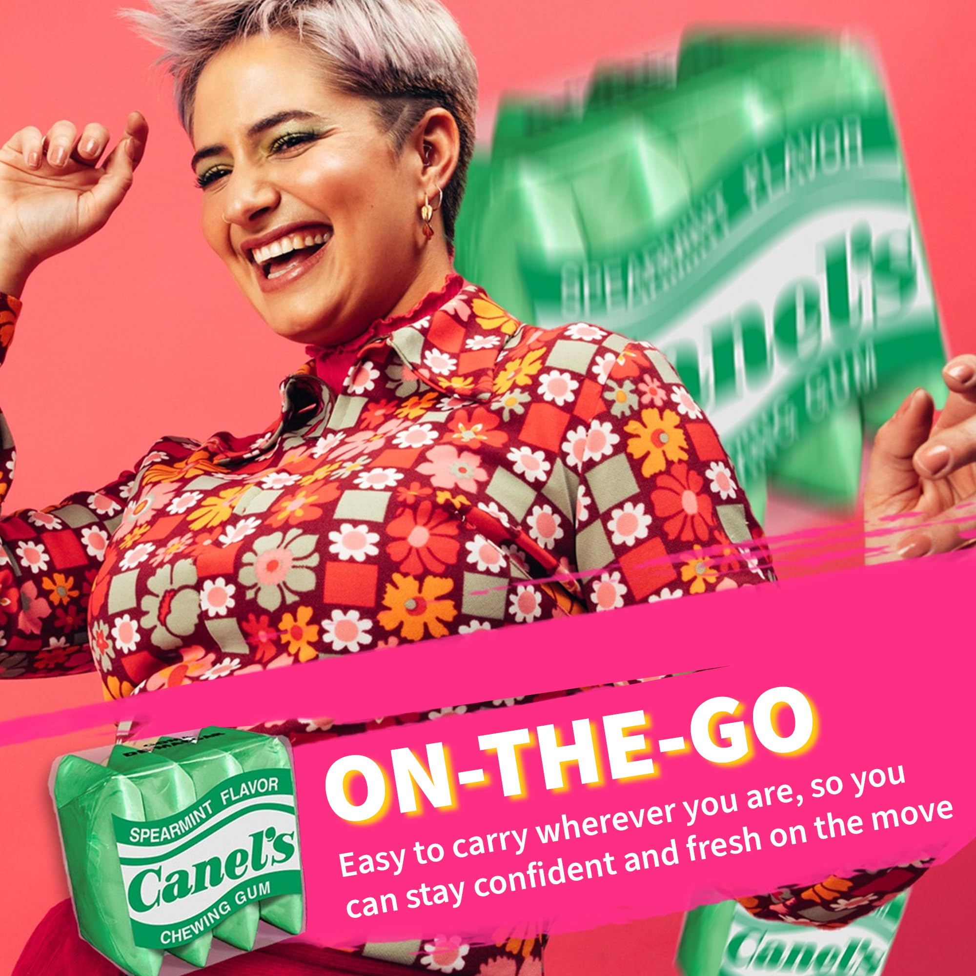 Canel’s cinnamon gum pack adds warm spice to your snack routine.