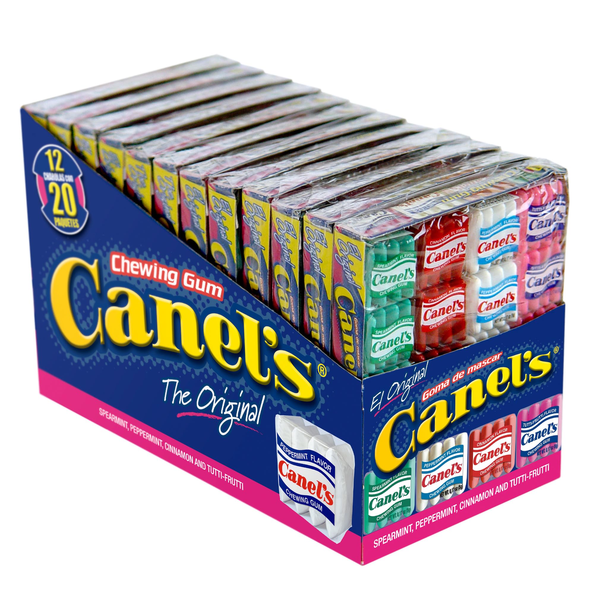 Canel’s display with a 4-piece gum pack for on-the-go freshness.