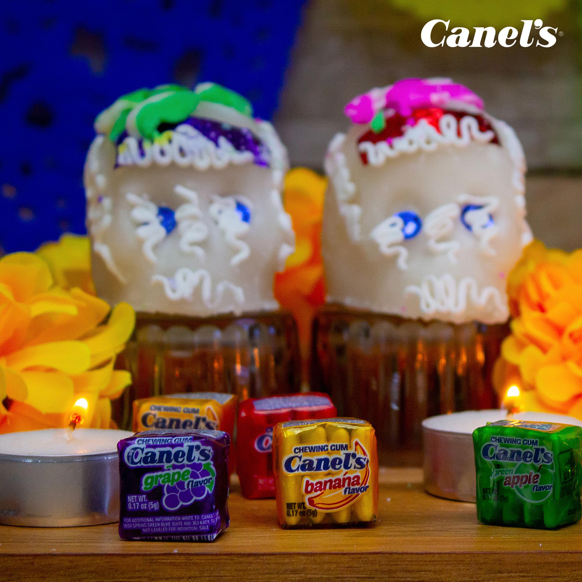 Canel's checkout stand display supports quick impulse purchases.