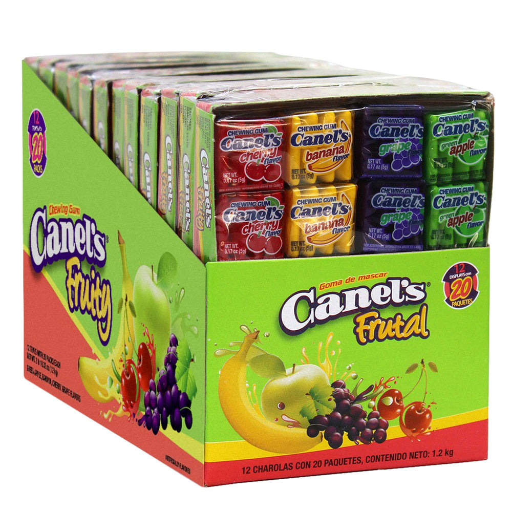Canel's cherry gum 4-piece pack for portable freshness and quick refreshment.
