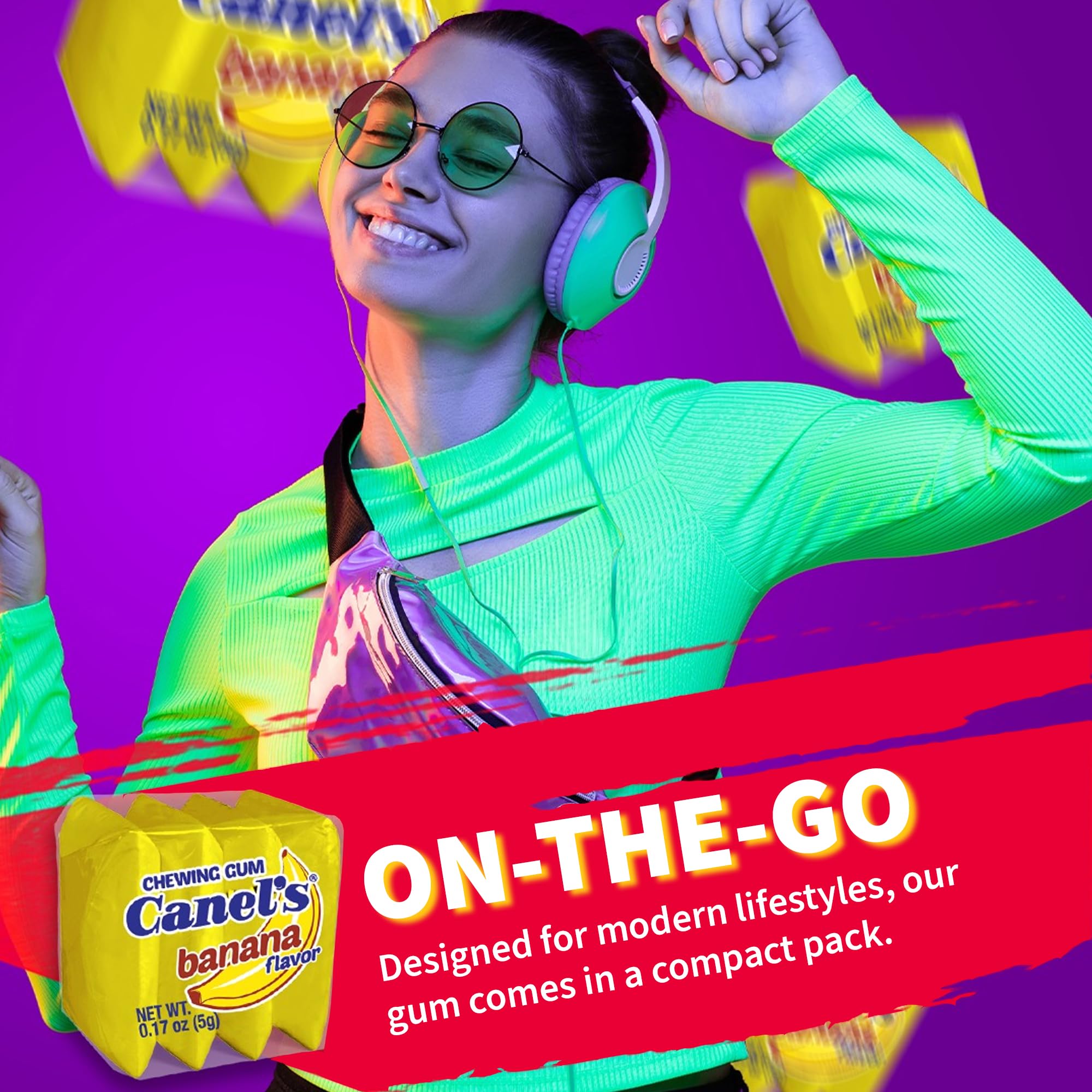 Canel's on-the-go gum pack shown for easy portability and instant flavor.