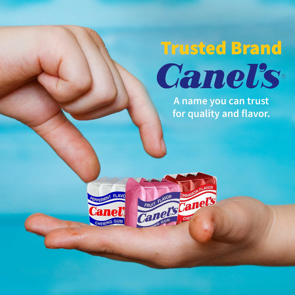 Canel’s fruit gum pack brings a bold, juicy taste.