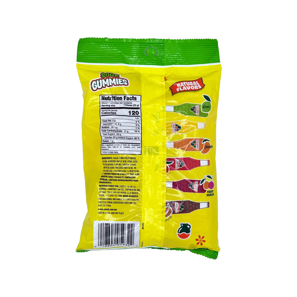Canel's Jarritos Gummies assorted flavors close-up, showcasing versatile daily snacks.