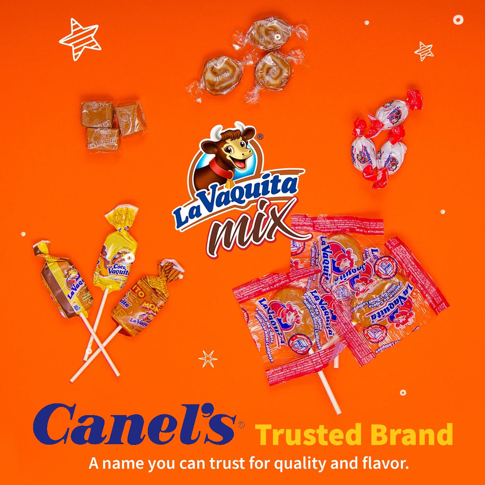 Canel's La Vaquita coconut candy close-up hints tropical sweetness.