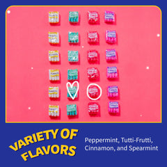 Canel’s peppermint gum pack delivers a refreshing breath after meals.