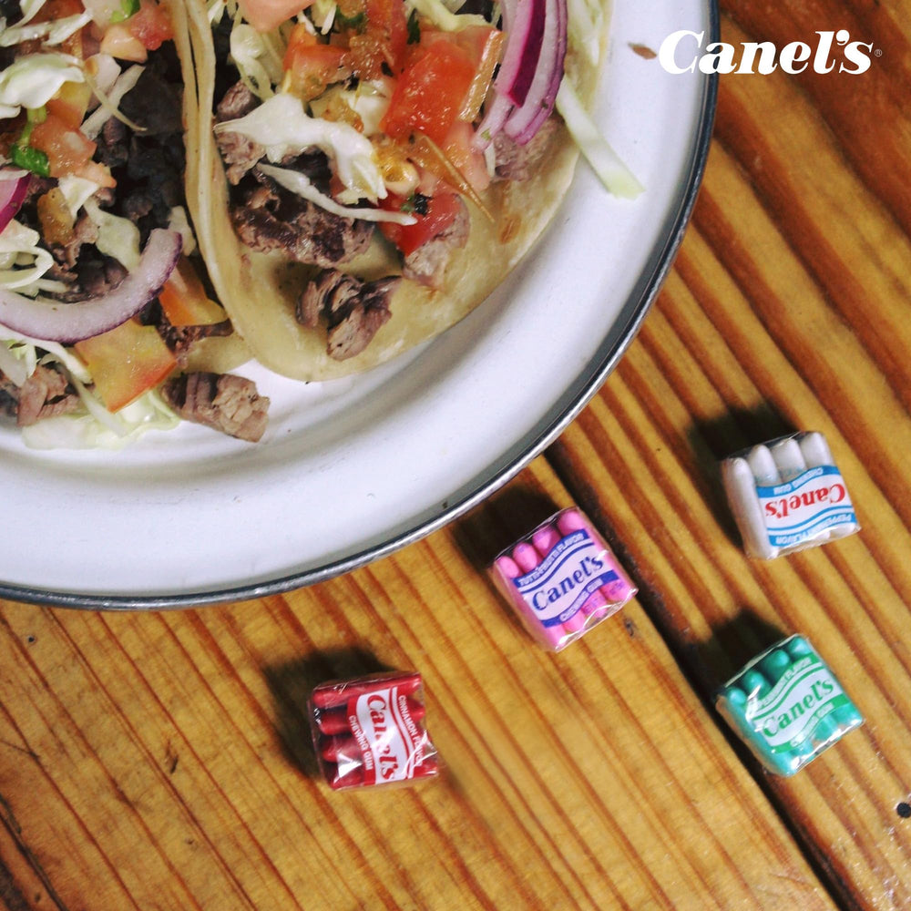 Canel’s violet gum pack delivers a delicate floral-inspired sweetness.