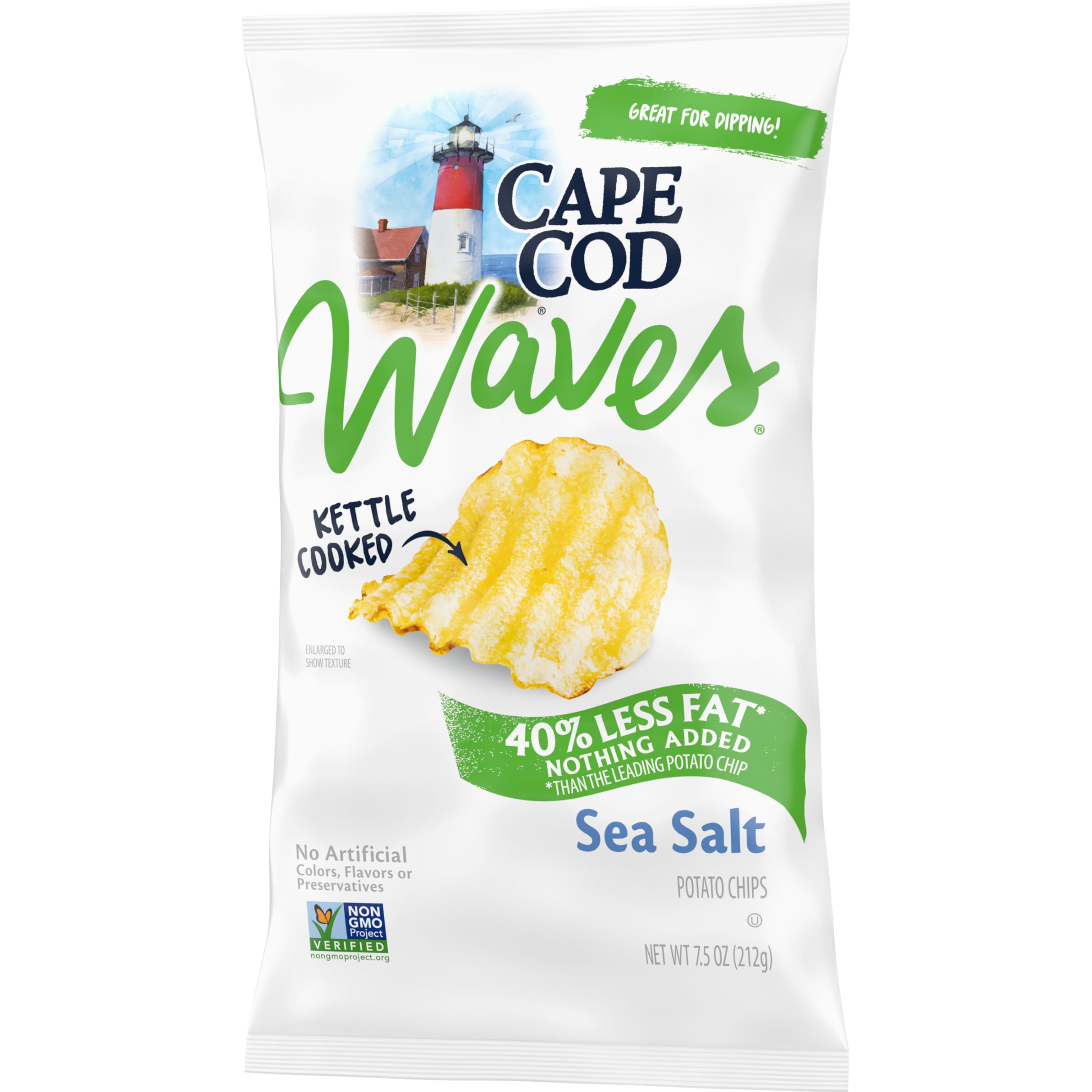 7.5-ounce Cape Cod bag ready for grab-and-go snacking.