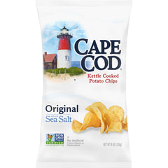 Cape Cod Original Kettle Chips 8 oz bag with hearty crunch for sharing