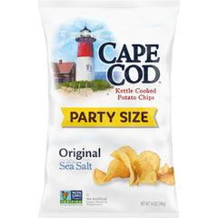 Cape Cod Original Kettle Chips batch-process cooking delivers bold potato flavor