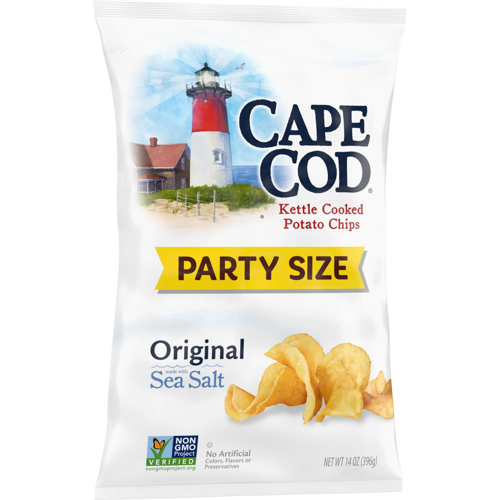 Cape Cod Original Kettle Chips non-gmo with no artificial preservatives for pure snacking