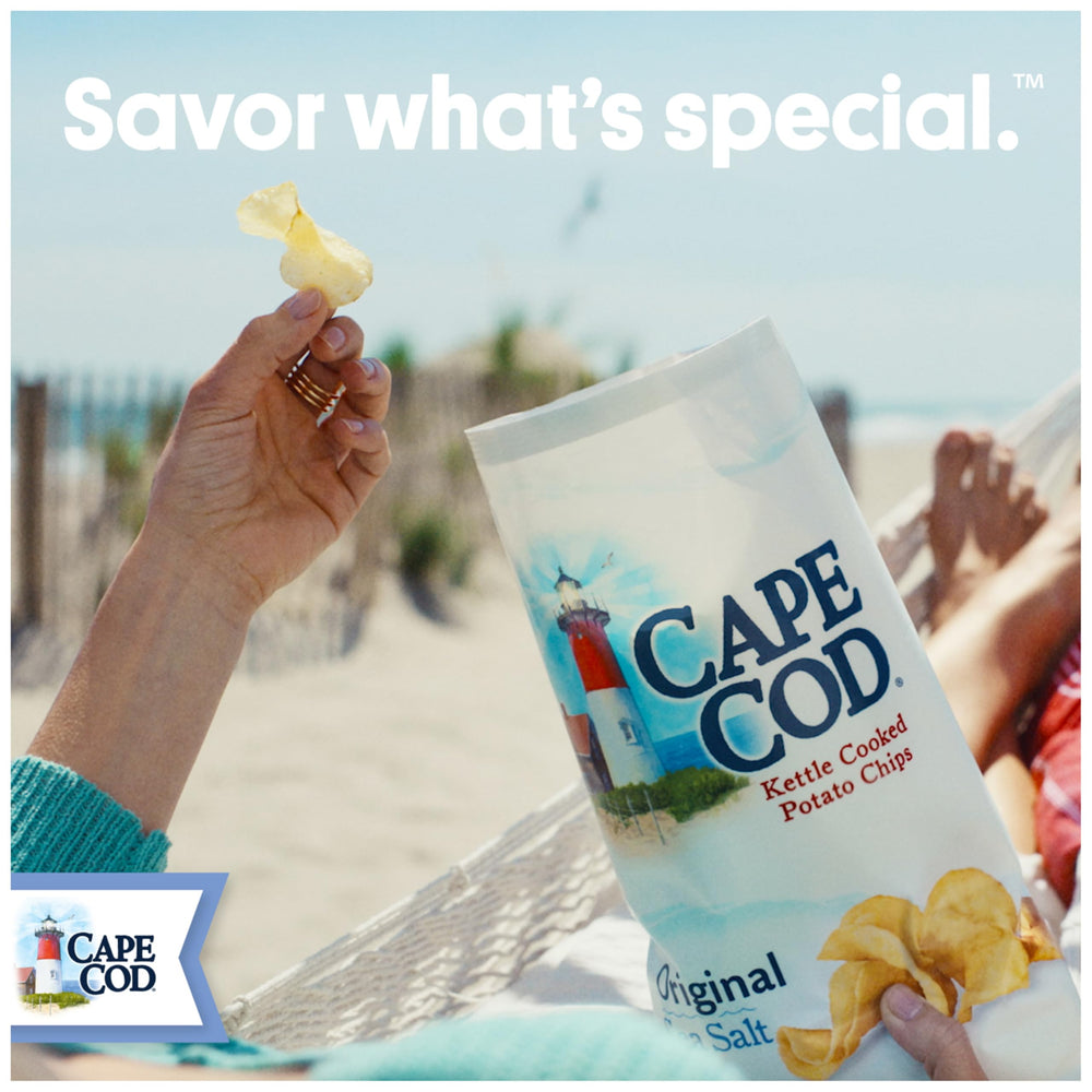 Cape Cod Original Kettle Chips party-size-bag is perfect for sharing at gatherings