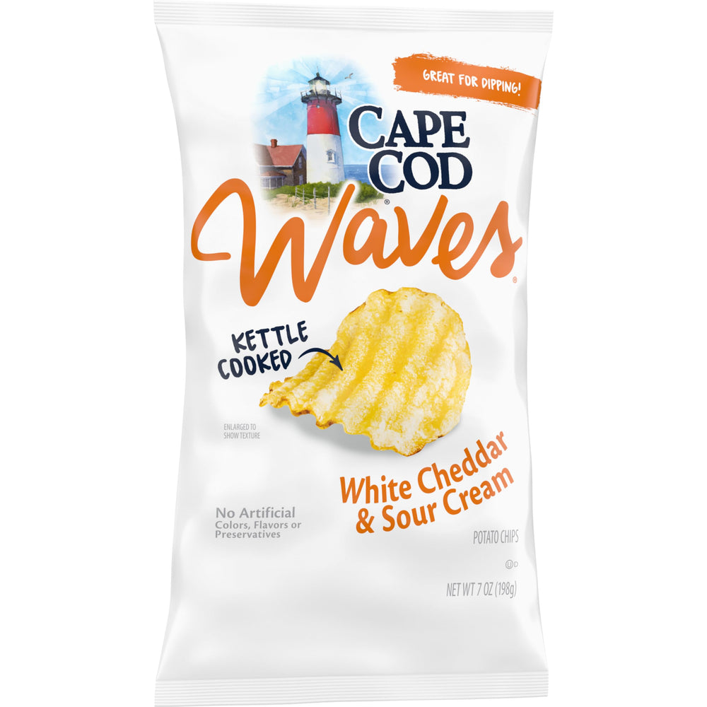 Cape Cod Waves chip dipping ready engages with dips and salsas.
