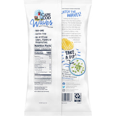 Cape Cod Waves gluten-free chips ideal for dipping and snacking.