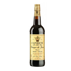 Capirete 20-Year Reserve Sherry Vinegar glass bottle, ideal for elevating sauces and marinades