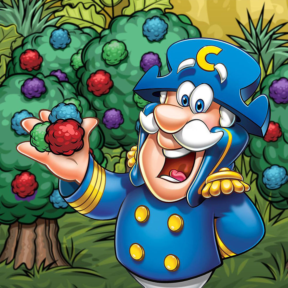 Cap'n Crunch cereal bowl pour demonstrating quick breakfast option.