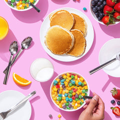 Cap'n Crunch Crunch Berries four-pack display for convenient family breakfasts