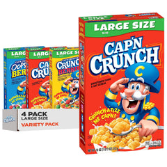 Cap'n Crunch Original box front highlighting the classic breakfast crunch.